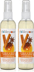 Air Freshener Spray - Odor Eliminator with Essential Oils, Home, Car & Fabric, 2 x 4 fl oz Citrus & Spice