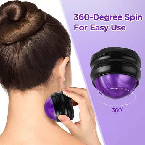 Massage Ball, Massage Roller Ball, Roller Ball Massager for Sore Muscles Pain Relief, Relax Full Body Massage Tools