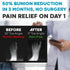 Bunion Correction & Pain Relief Tape, 40 Count, Precut Kinesiology Tape for Bunions, Big Toe Sprains, Pain Relief and