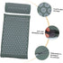Set Acupoint Massage Mat and Shiatsu Massage Pillow with Carry Bag Portable Relief Mat for Back and Neck for Muscle