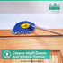 CHOMP! Microfiber Mop Refill Pack: 5 Minute CleanWalls 2-Pack Giant Noodle Blue Duster, Reusable Washable Dusting Pads
