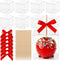 Temmgnie 30 Sets Candy Apple Boxes with Holes,4"x 4"x 4" Clear Caramel Apple
