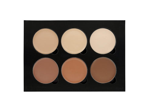 W7 Lift & Sculpt Cream Contour Kit - Makeup Palette for Concealing, Highlighting & Contouring - Step-by-Step