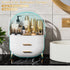 Makeup Organizer Skincare Organizers - Cosmetic Display Cases with Transparent Cover for Bathroom Countertop, Lipstick