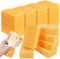 Yuanan 16 Pcs Car Wash Sponge, Yellow Grout Sponge 6.1 x 3.5 x