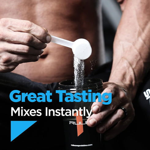 Rule 1 R1 Whey Blend, Chocolate Peanut Butter - 1.98 lbs Powder with 24g Whey Concentrates, 26 Servings