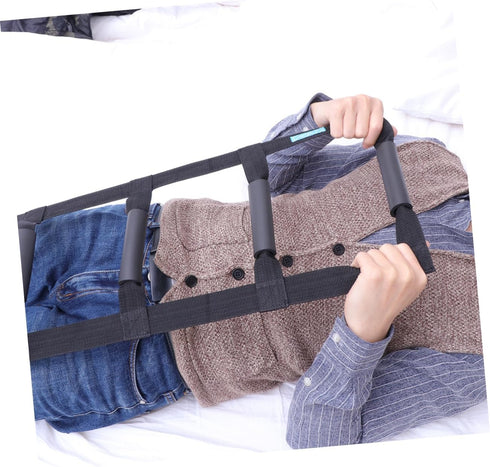 Ipetboom Sit Up Assist Device Bed Ladder with Comfortable Grips Durable Webbing for Easy Use for Elderly Pregnant