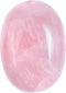 55-60mm Pink Agate Palm Stone, Worry Stone Natural Chakra Healing, Hand Carved Crystal for Meditation
