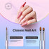 Beetles 3 Pcs Gel Nail Art Brushes Set, Gel Polish Design Pen Painting Tools for DIY Manicure