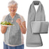 Wanheart Reversible Adult Bib Scarf for Women Men, Washable Dignified Clothing Protector for