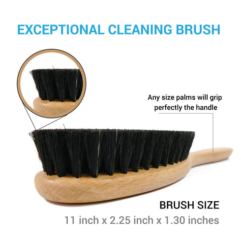 Valentino Garemi Cleaning Brush for Cloths, Fabric Furniture, Textile Drapes, Made in Germany