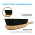 Valentino Garemi Cleaning Brush for Cloths, Fabric Furniture, Textile Drapes, Made in Germany
