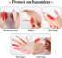 20 PCS Finger Sleeves Protectors, Elastic Thumb Brace Support for Pain Relief, Black and Light Skin Tone