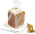 Reusable Plastic Bread Bags, 50 Pack Clear Bags with Ties for Airtight Storage of Homemade Bread