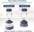 Dish Brush with Soap Dispenser, Nylon Bristles and Scrub Sponge, Kitchen Brush Pack of 2