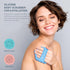 Silicone Body Scrubber - Exfoliating Bath Brush and Skin Cleanser - Shower Sponge for Gentle Body Scrub and Wash - Silicone Scrubbing Care Tool for a Refreshed and Renewed You - Blue