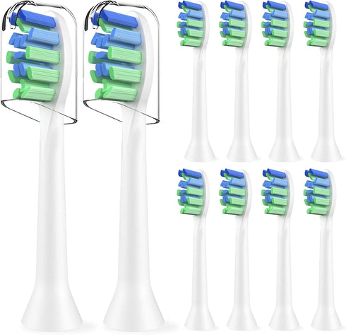 Mcuy Replacement Brush Heads Compatible with 7am2m AM101/AM105 Sonic Electric Toothbrush - Medium