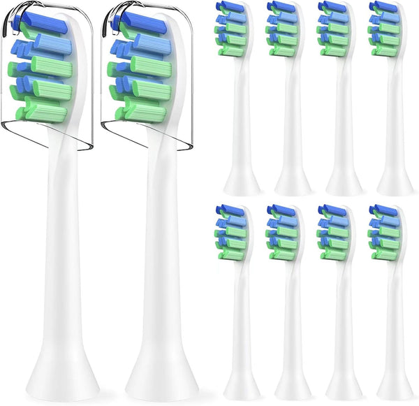Mcuy Replacement Brush Heads Compatible with 7am2m AM101/AM105 Sonic Electric Toothbrush - Medium