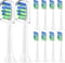 Mcuy Replacement Brush Heads Compatible with 7am2m AM101/AM105 Sonic Electric Toothbrush - Medium