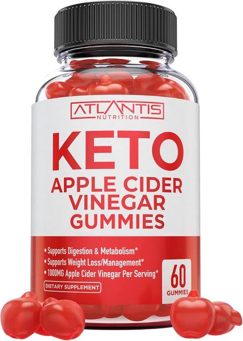 Atlantis Nutrition Keto ACV Gummies for Weight Loss - Apple Cider Vinegar