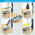 Collapsible Plastic Mop Bucket - 12L (3.17 Gallon) Foldable Mop Bucket with Handle for House Cleaning, Car Washing