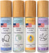 Set 4 4 10 ml Soulina of Essential Oil Roller Sleep, Energy, Breath & Focus Aromatherapy Roll-On Kit, Natural Blends