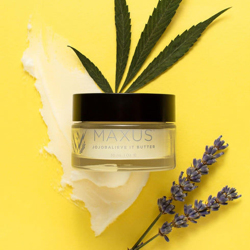 Maxus Nails Jojoba Butter, Cuticle & Dry Skin with Natural Hemp Seed, Lavender Oils & Vitamin E, 1 oz