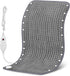 Snailax Heating Pad & Foot Warmer, 17”x33”, Washable Fast Heated Pads for Back Pain Relief, Grey