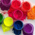 Neon Pigment Eyeshadow Powder UV Reactive Glow in Blacklight 6 Mixed Bright True Colors for Body Makeup