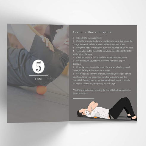Peanut Massage Ball - Double Lacrosse and Peanut Ball Therapy | Trigger Point Deep Tissue Exercise | Back Muscle Foam