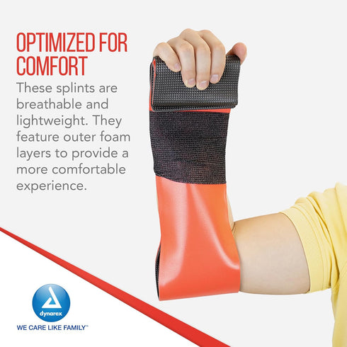 Dynarex Multipurpose ActiSplints - Reusable Waterproof First Aid Splints for Emergency Medical Supplies