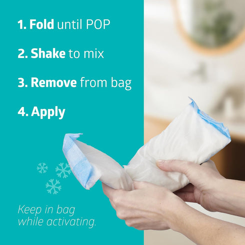 Packs (24 Count) 4.5" 14.25" Medline Perineal Cold for Postpartum Care Each Absorbent Pad is x Perfect for your After