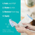 Packs (24 Count) 4.5" 14.25" Medline Perineal Cold for Postpartum Care Each Absorbent Pad is x Perfect for your After