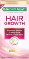 Nature's Bounty Hair Growth Supplement, 1 Per Day - 30 Capsules with Biotin, Silicon & Arginine for Thicker, Fuller Hair