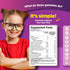 Tasty Kids Multivitamin with Iron Gummy - Non Constipating Gentle Iron Gummies for Kids and Toddlers with Vitamin C and