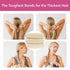 Large Hair Ties for Thick Hair, Non-Slip Seamless Ponytail Scrunchies, Blonde, 3 Pcs