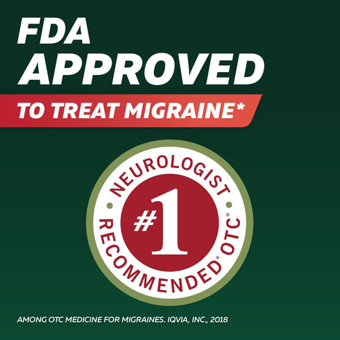 Excedrin Migraine Relief Caplets for Symptoms, 200 Count - Acetaminophen 250mg, Aspirin 250mg, Caffeine 65mg