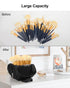 MONSTINA Makeup Brush Organizer Bag, Large Capacity Portable Stand-Up Holder for Professional Makeup Brushes