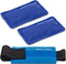 2 Soft Gel Ice Packs for Injuries - Reusable Adjustable Cold Pack Wrap, Flexible Hot and Cold Compress
