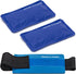 2 Soft Gel Ice Packs for Injuries - Reusable Adjustable Cold Pack Wrap, Flexible Hot and Cold Compress