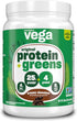 Vega Protein and Greens Protein Powder - Creamy Chocolate, 11 Servings, 25g Plant Based Protein, Vegan, Non-GMO