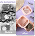 Prudiut 2pcs Hair Tie Organizer, Small Hair Tie Holder for Baby Teen Girl Women, Portable Desktop Storage