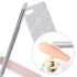 Stainless Steel Nail Cuticle Pusher Tools, Dual Ended Cuticle Remover with Self-Adhesive Sandpaper Sheets