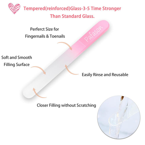 PAFASON Nail Clipper Trimmer Cutter Set - Super Sharp Fingernail & Toenail Clippers with Nail Catcher & Nail File for
