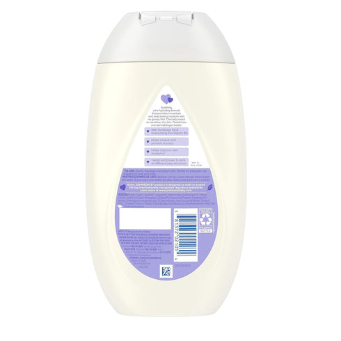 Johnson's Baby Sensitive Care Face & Body Cream, 13.6 fl. oz, Daily Moisturizing for Dry, Sensitive Skin
