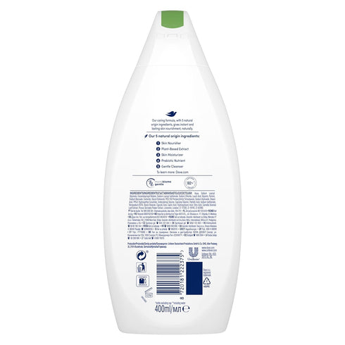 Unilever Dove Care By Nature Awakening Shower Gel - Body Wash with Green Tea and Flowers Extract