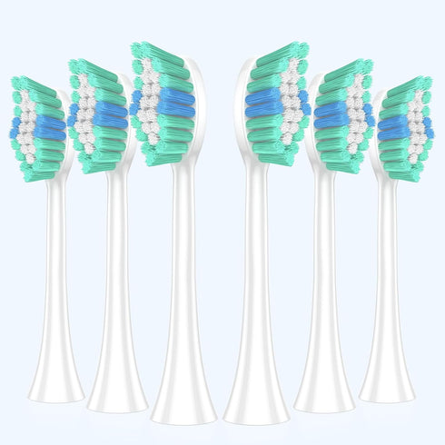 Ipetboom 6 Pcs Electric Toothbrush Heads Sonic Electric Head Replacement Compatible with C-40