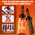 Men Hair Styling Gel with Comb, 2 in 1 Wax Gel for Long Lasting Fluffy Hair, 100ml