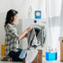 Tatuo 3 Pack Clear Laundry Detergent Dispenser with 6 Removable Labels, 37 oz for Laundry Room Storage