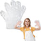 Kids Disposable Gloves - 100pcs Small PE Clear Plastic Gloves for Cleaning, Cooking, Garden Craft (Ages 3-12)